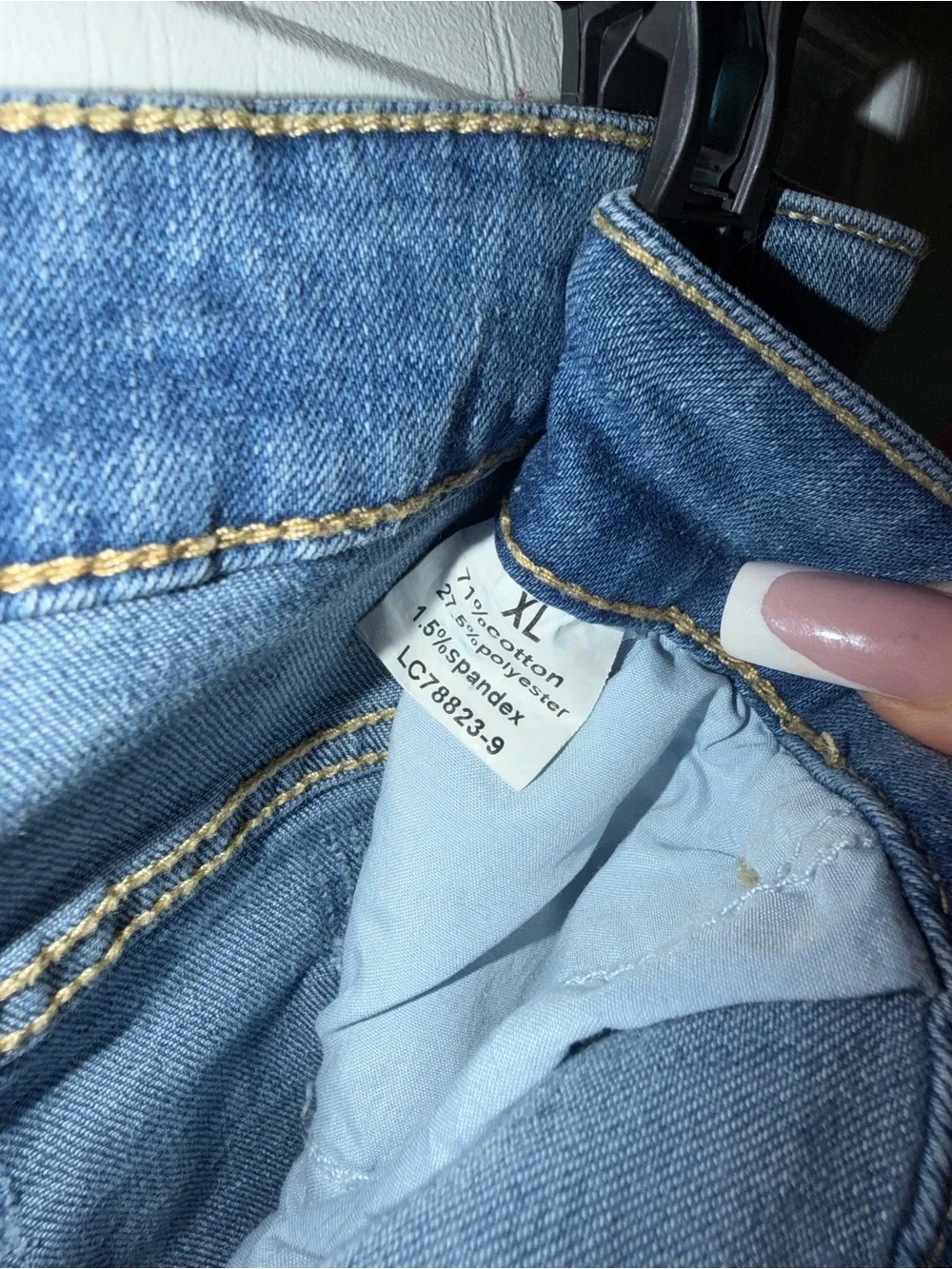Distressed Blue Denim Women’s Shorts